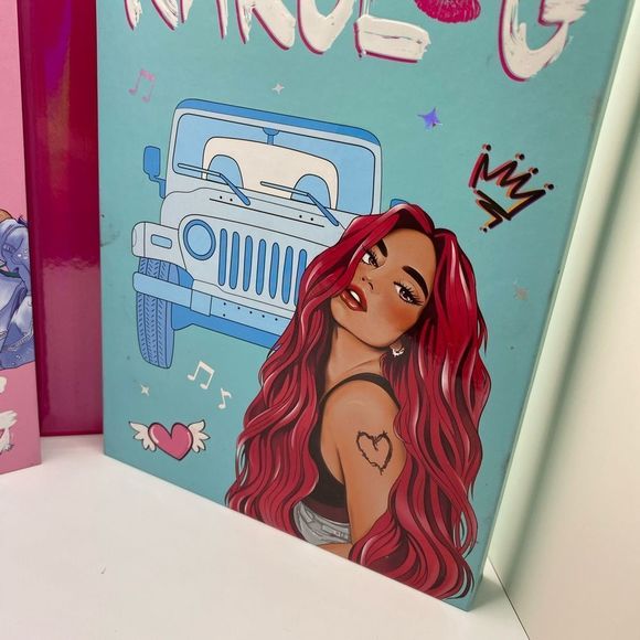 ⭐️NEW KAROL G Mega Eyeshadow Palette Book with Blush and highlighter - Picture 9 of 10